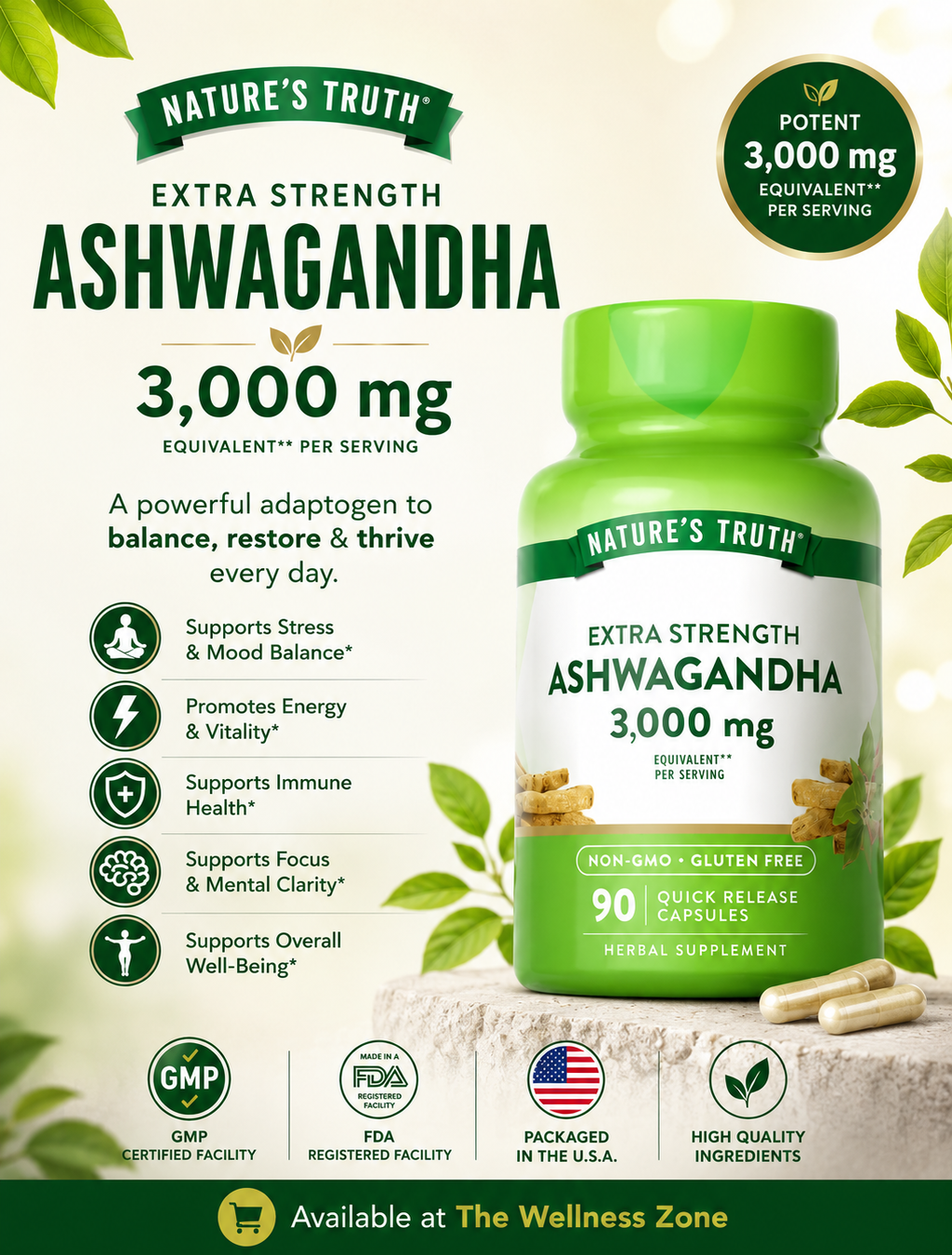 🌿 Nature's Truth, Longjack Tongkat Ali, 120 Quick Release Capsules (800 mg per Capsule)