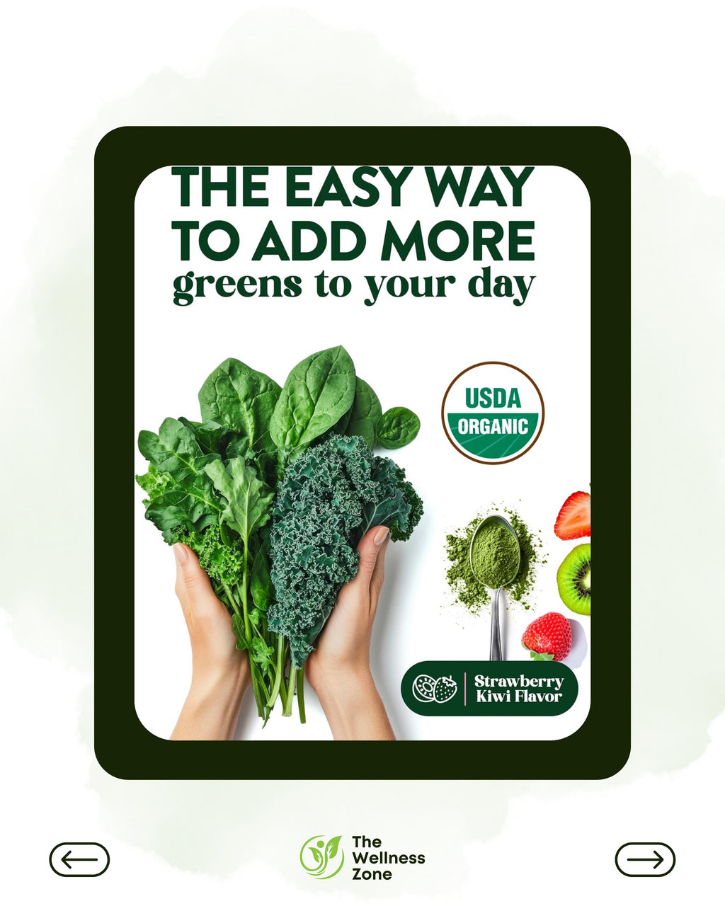 🌿 Nature's Truth, Organic Greens+, Strawberry Kiwi, 5.18 oz (147 g)