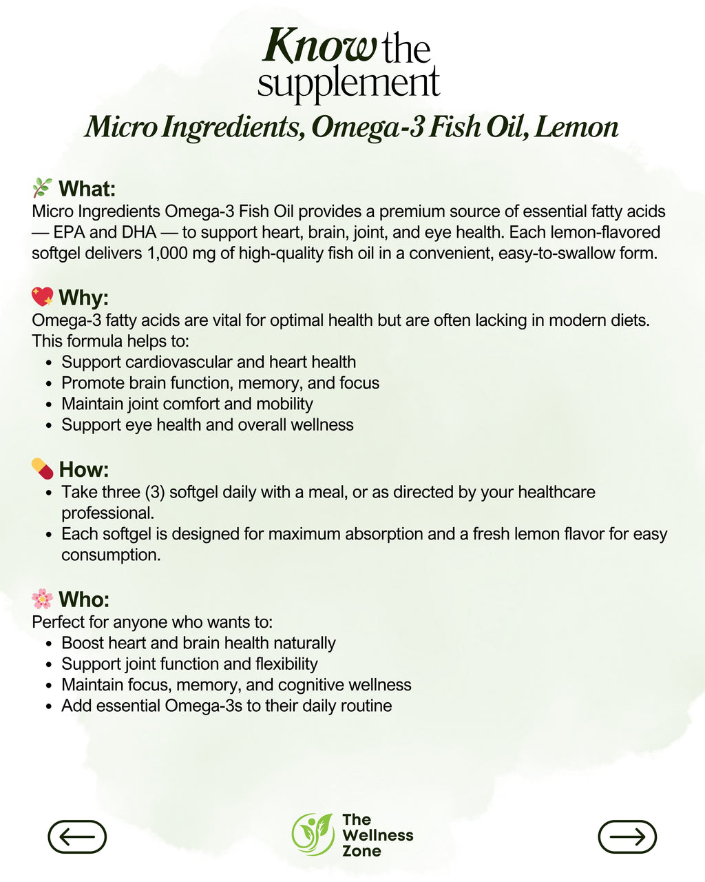 🌿 Micro Ingredients, Omega-3 Fish Oil, Lemon, 240 Softgels (1,000 mg per Softgels)