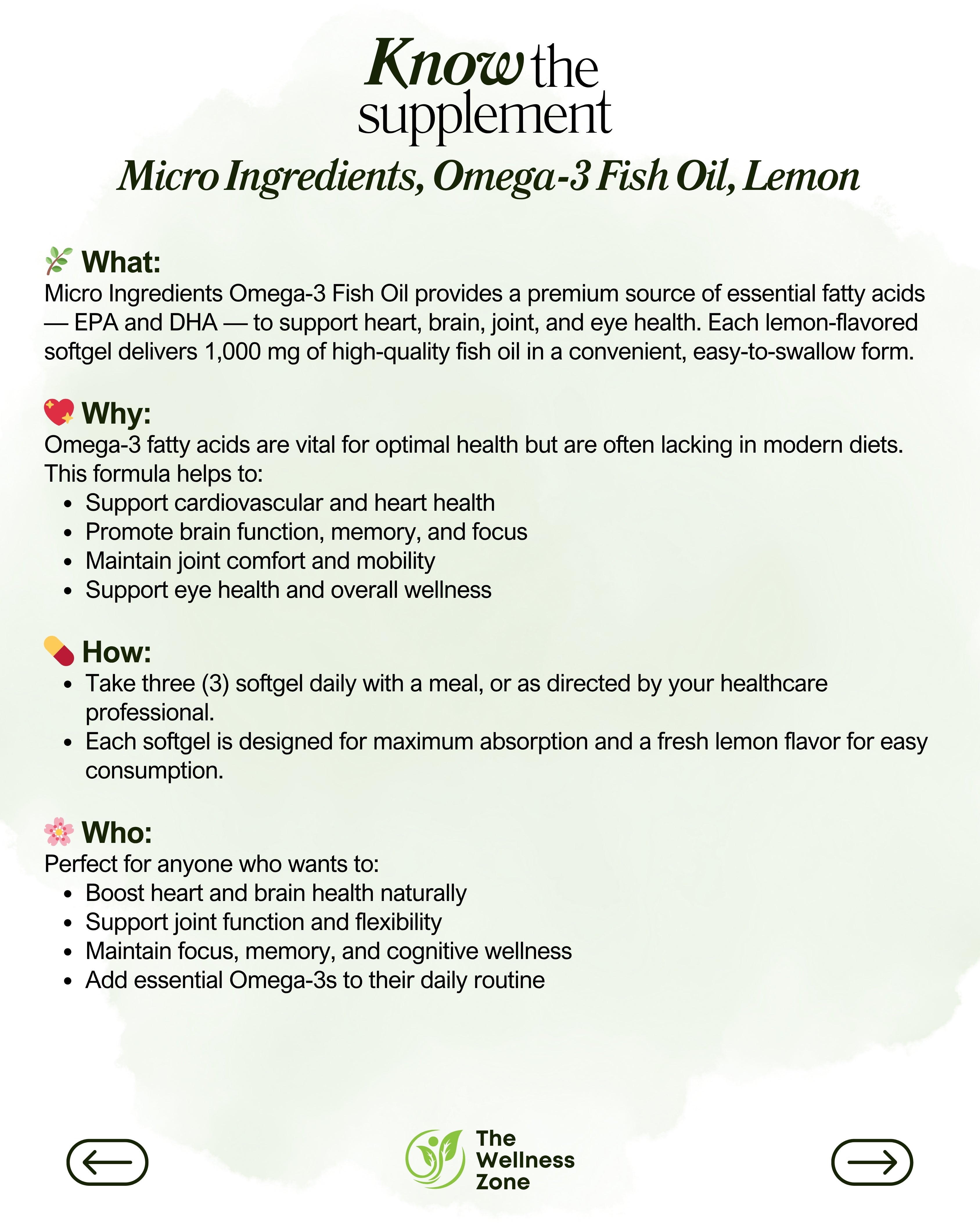 🌿 Micro Ingredients, Omega-3 Fish Oil, Lemon, 240 Softgels (1,000 mg per Softgels)