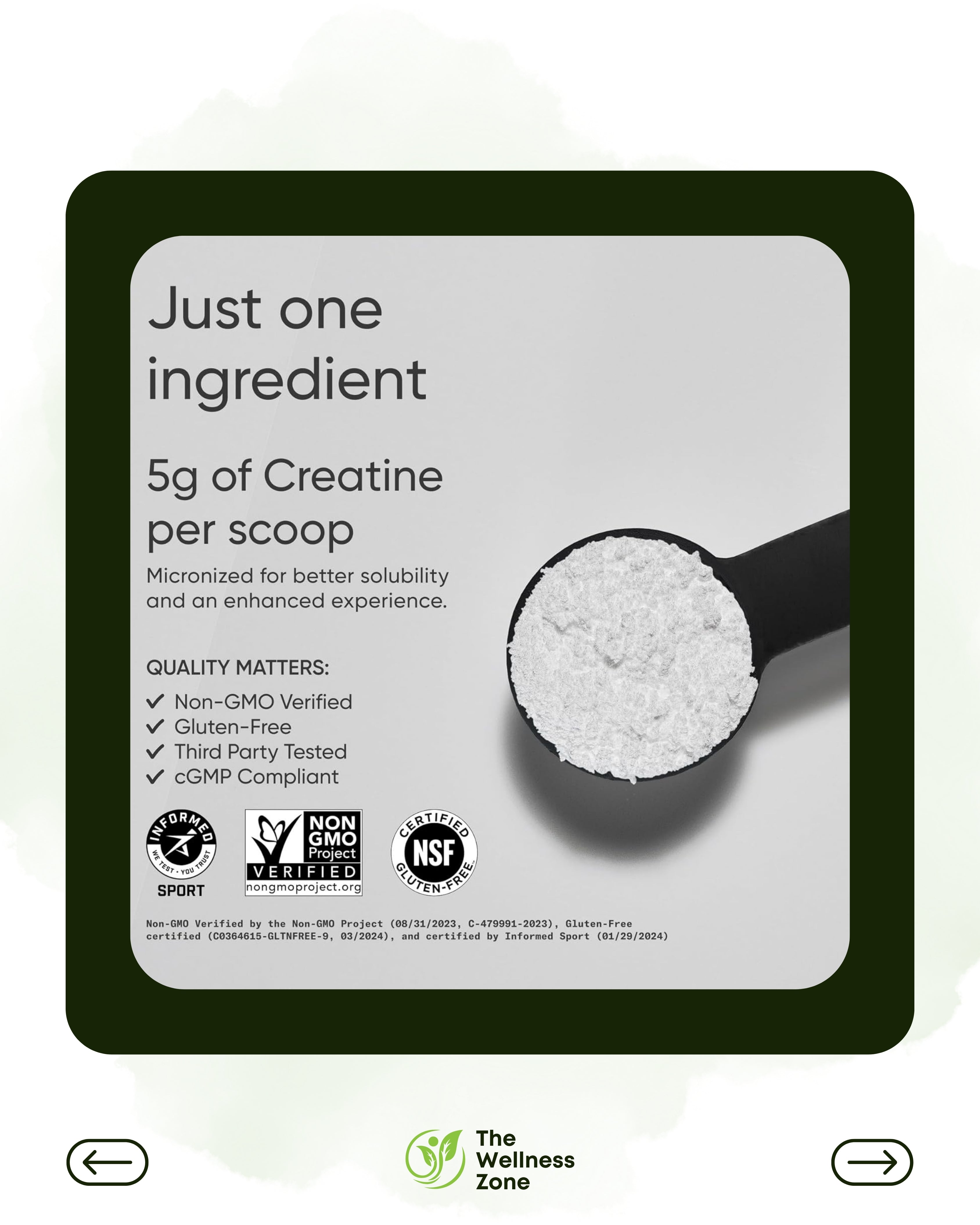 🌿 Sports Research, Creatine Monohydrate, Unflavored, 10.58 oz (300 g) 60 Servings