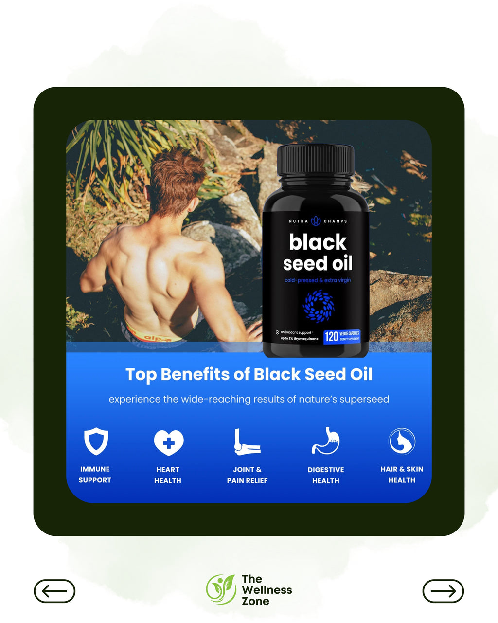 🌿 NutraChamps, Black Seed Oil, 120 Vegan Capsules