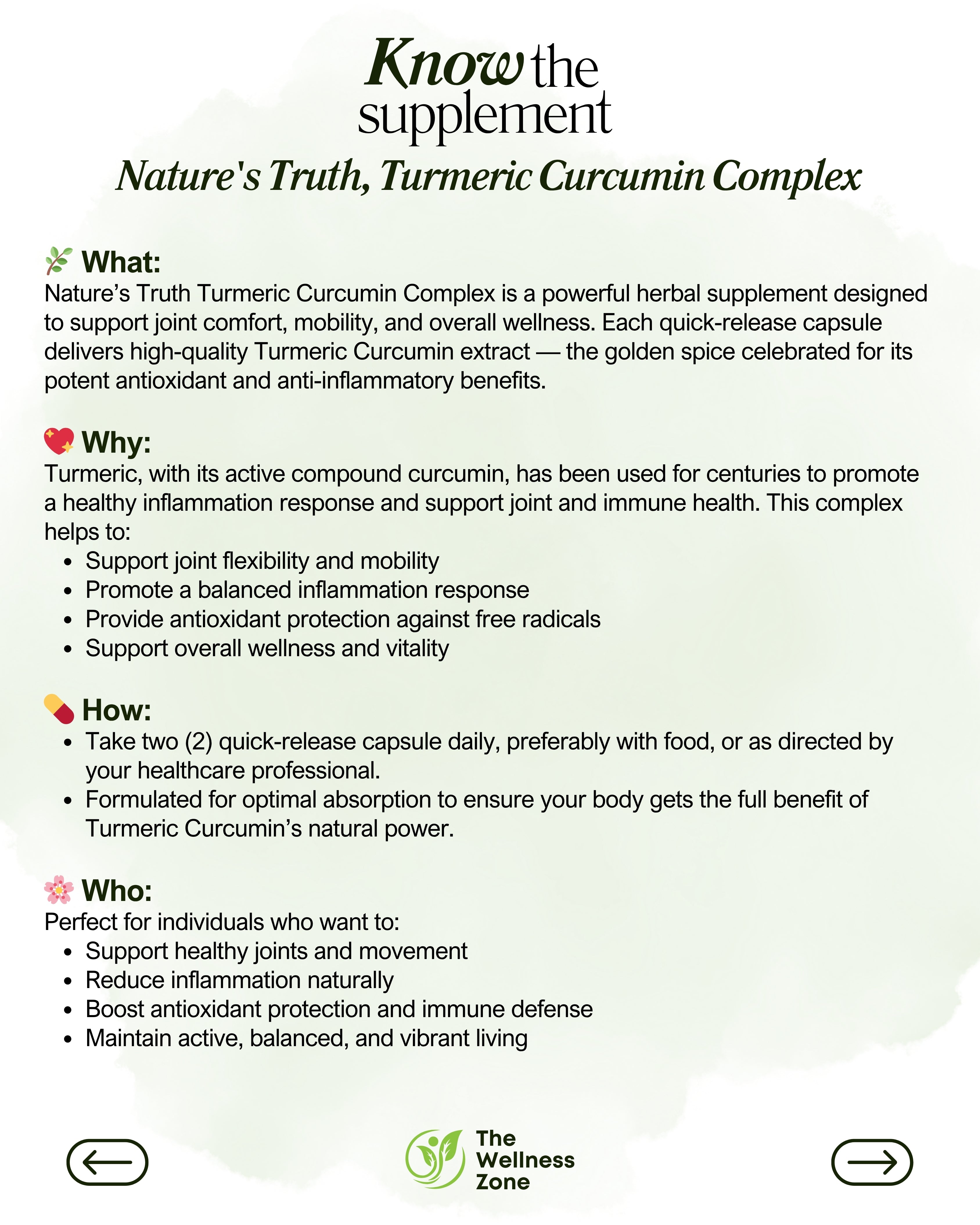 🌿 Nature's Truth, Turmeric Curcumin Complex, 60 Quick Release Capsules