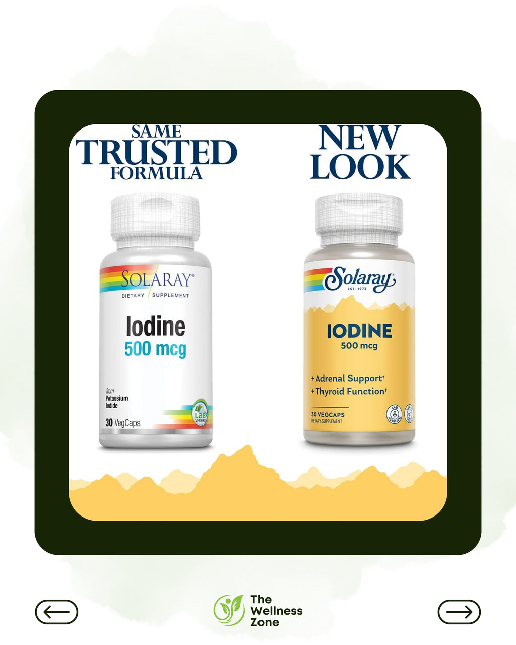 🌿 Solaray, Iodine, 500 mcg, 30 VegCaps