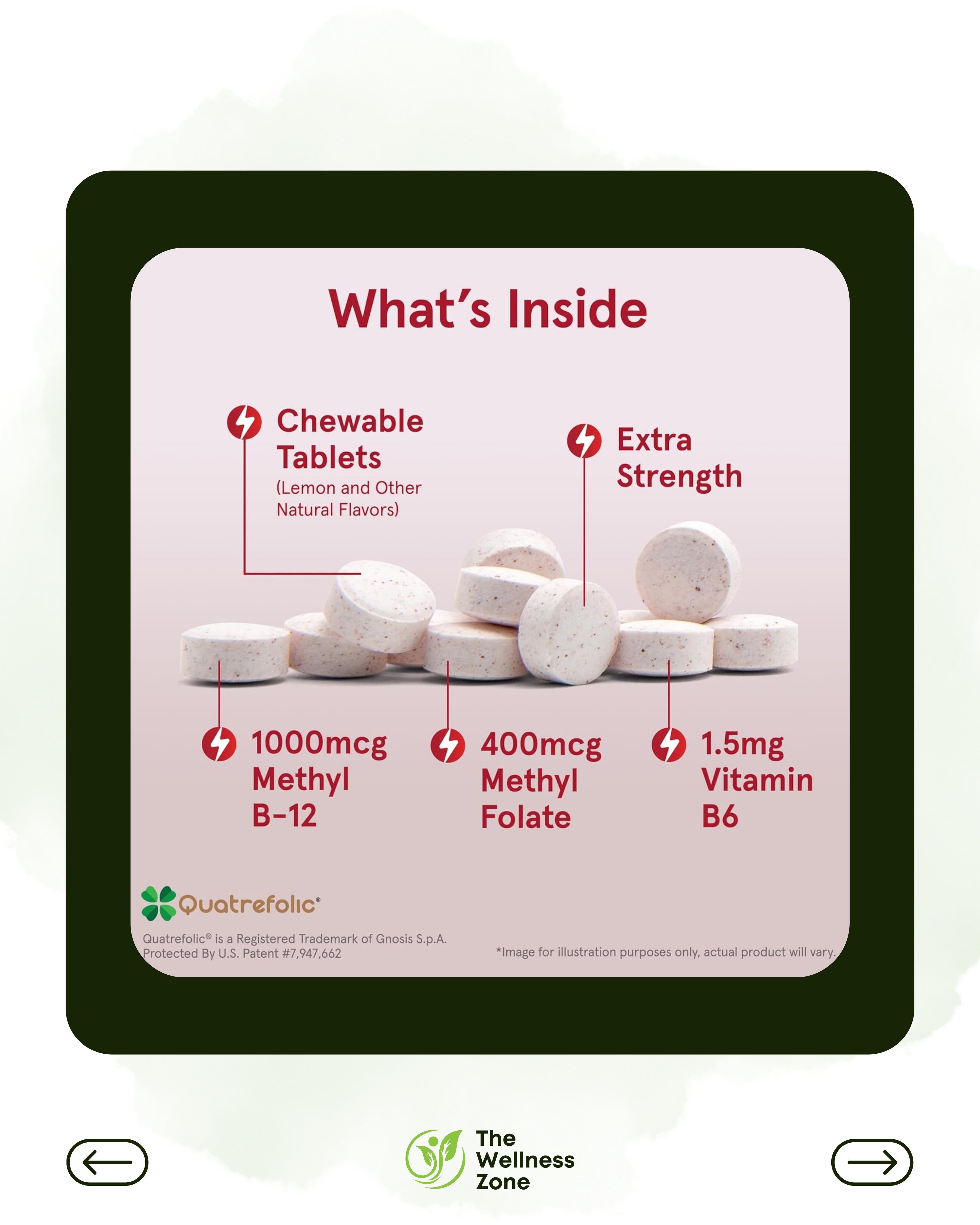 🌿 Jarrow Formulas, Vegan Methyl B-12 & Methyl Folate, Lemon, 100 Chewable Tablets
