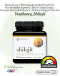 🌿 Youtheory, Shilajit, 60 Vegetarian Capsules