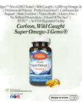 🌿 Carlson, Wild Caught Super Omega-3 Gems, 50 Soft Gels
