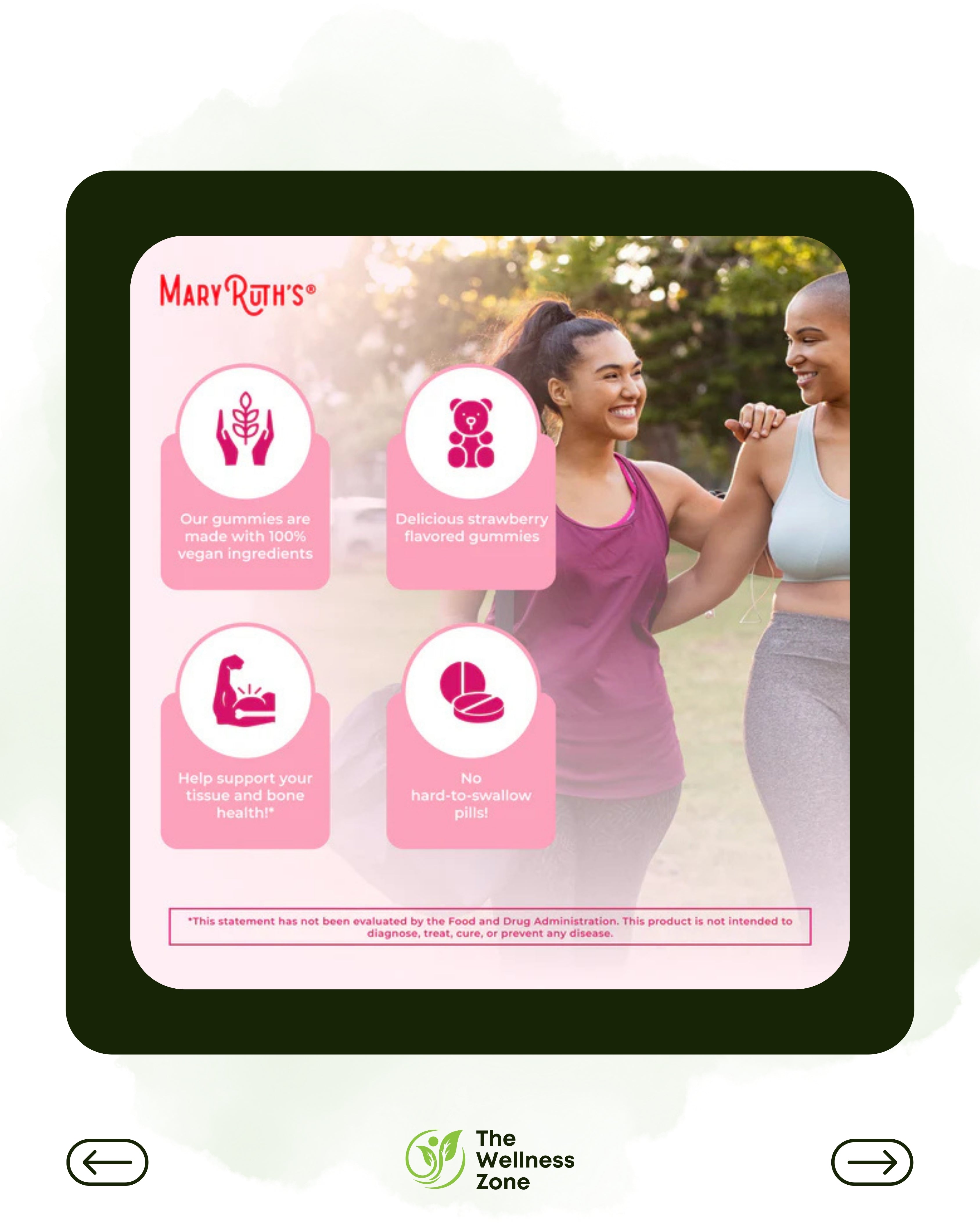 🌿 MaryRuth's, Women's Multivitamin Gummies, Strawberry , 60 Gummies