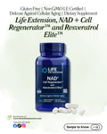 🌿 Life Extension, NAD+ Cell Regenerator™ and Resveratrol Elite™, 300 mg, 30 Vegetarian Capsules