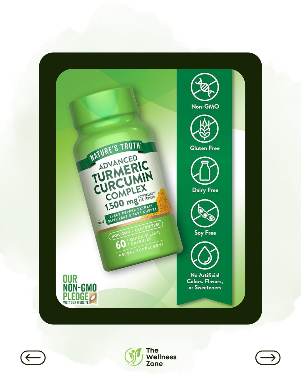 🌿 Nature's Truth, Turmeric Curcumin Complex, 60 Quick Release Capsules