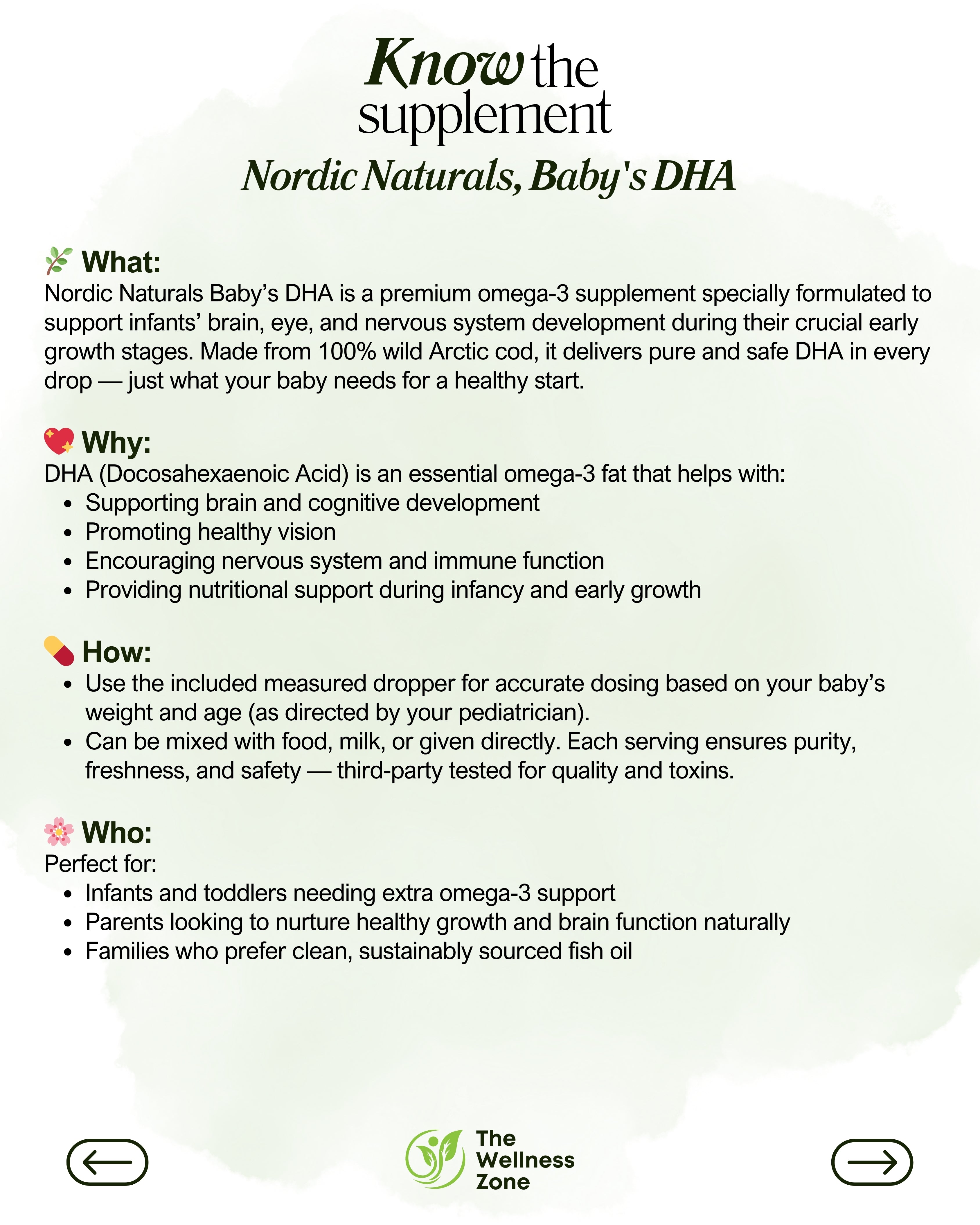 🌿 Nordic Naturals, Baby's DHA, 2 fl oz (60 ml