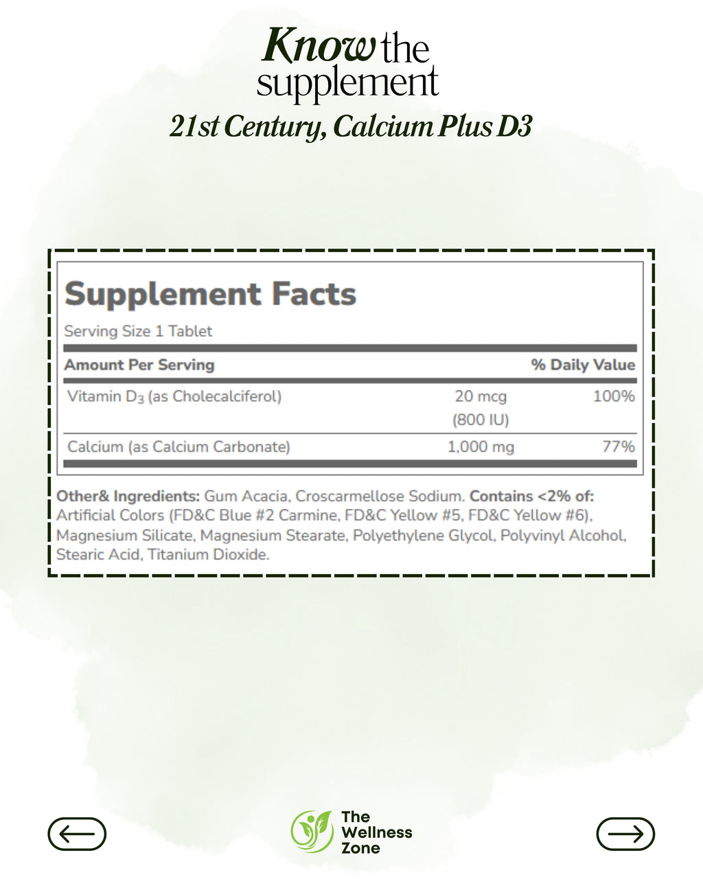 🌿 21st Century, Calcium Plus D3, 90 Tablets