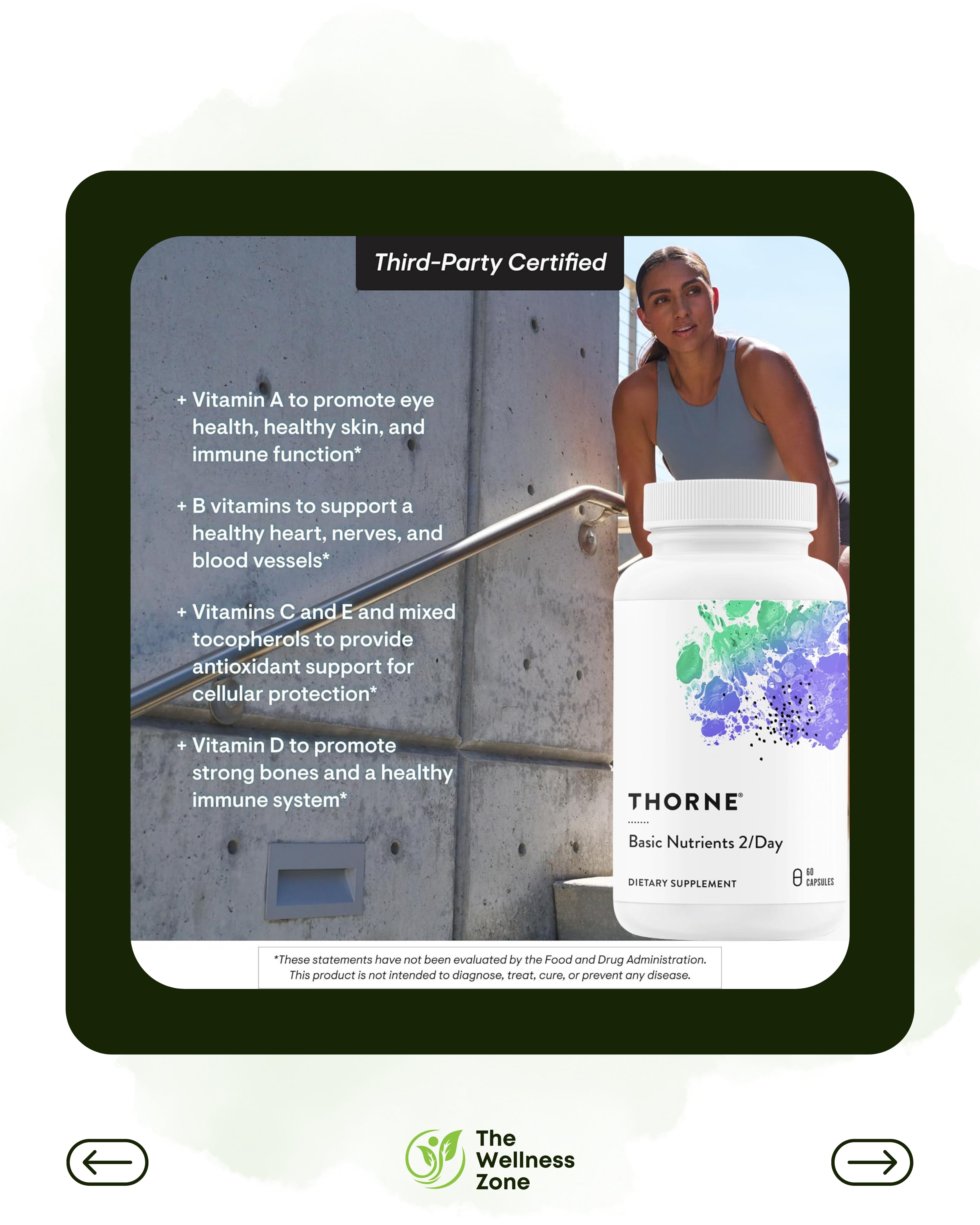 🌿 Thorne, Basic Nutrients 2/Day, 60 Capsules