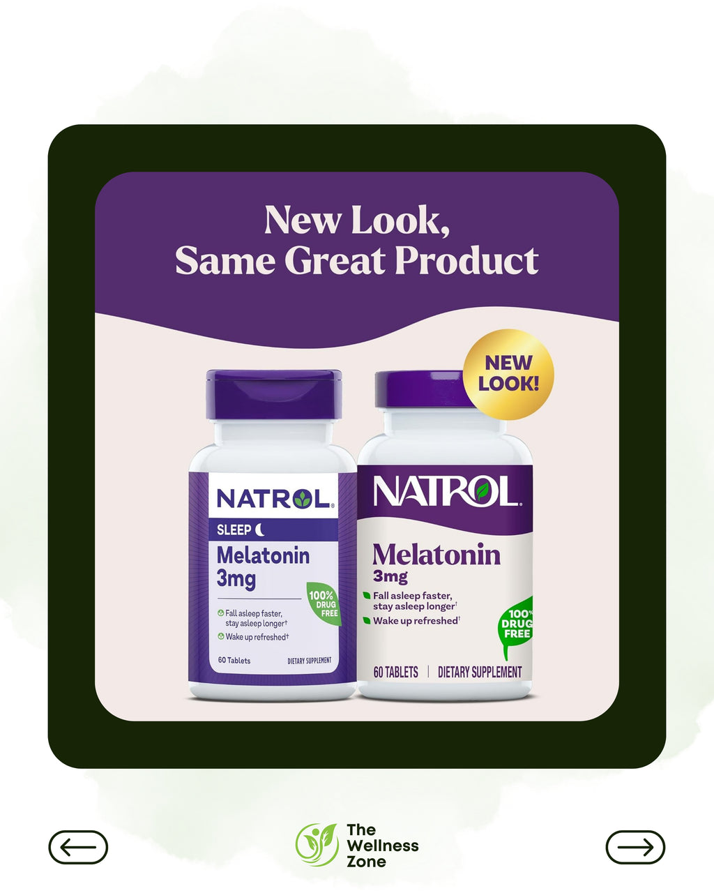 🌿 Natrol, Melatonin, 60 Tablets