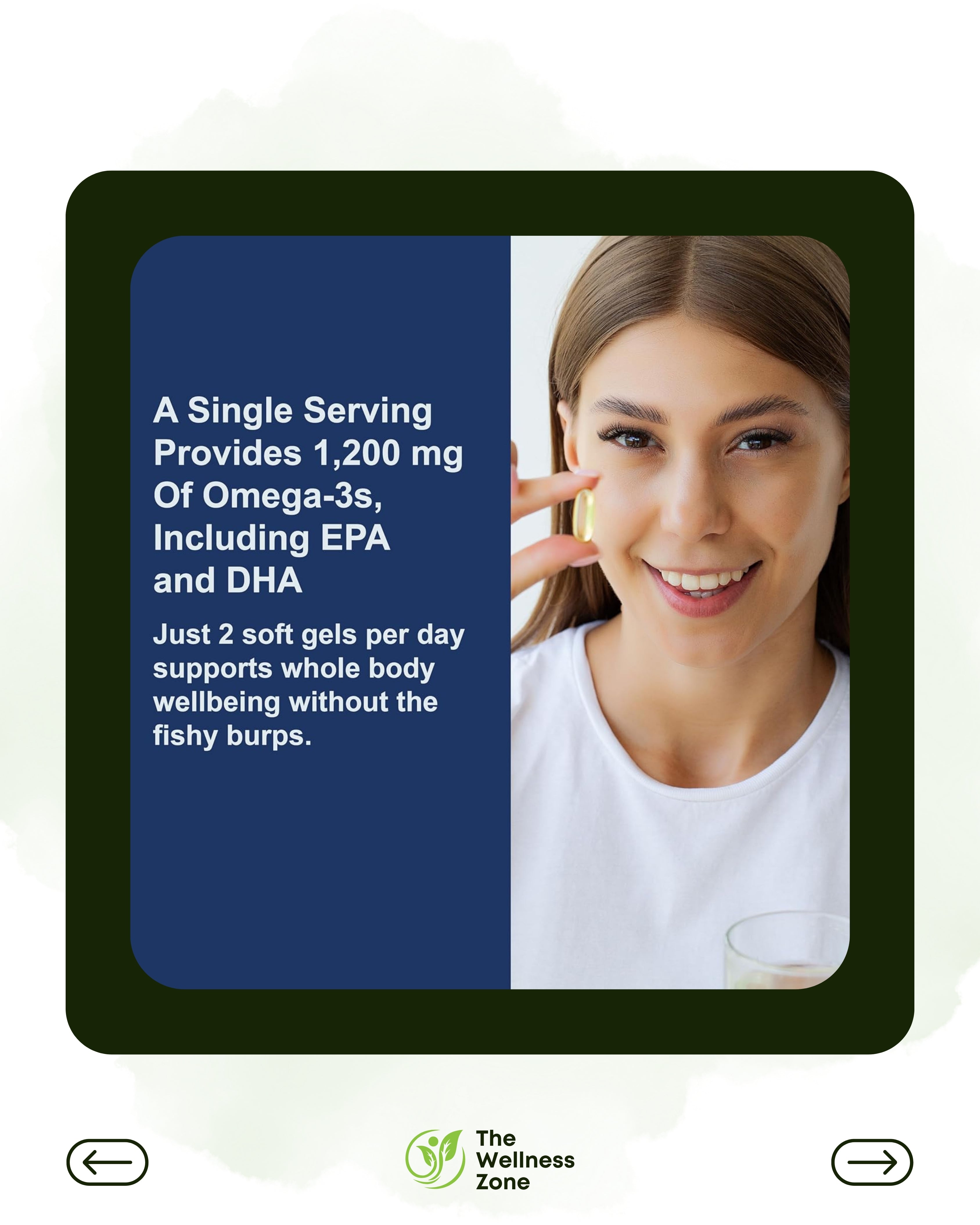 🌿 Carlson, Wild Caught Super Omega-3 Gems, 50 Soft Gels