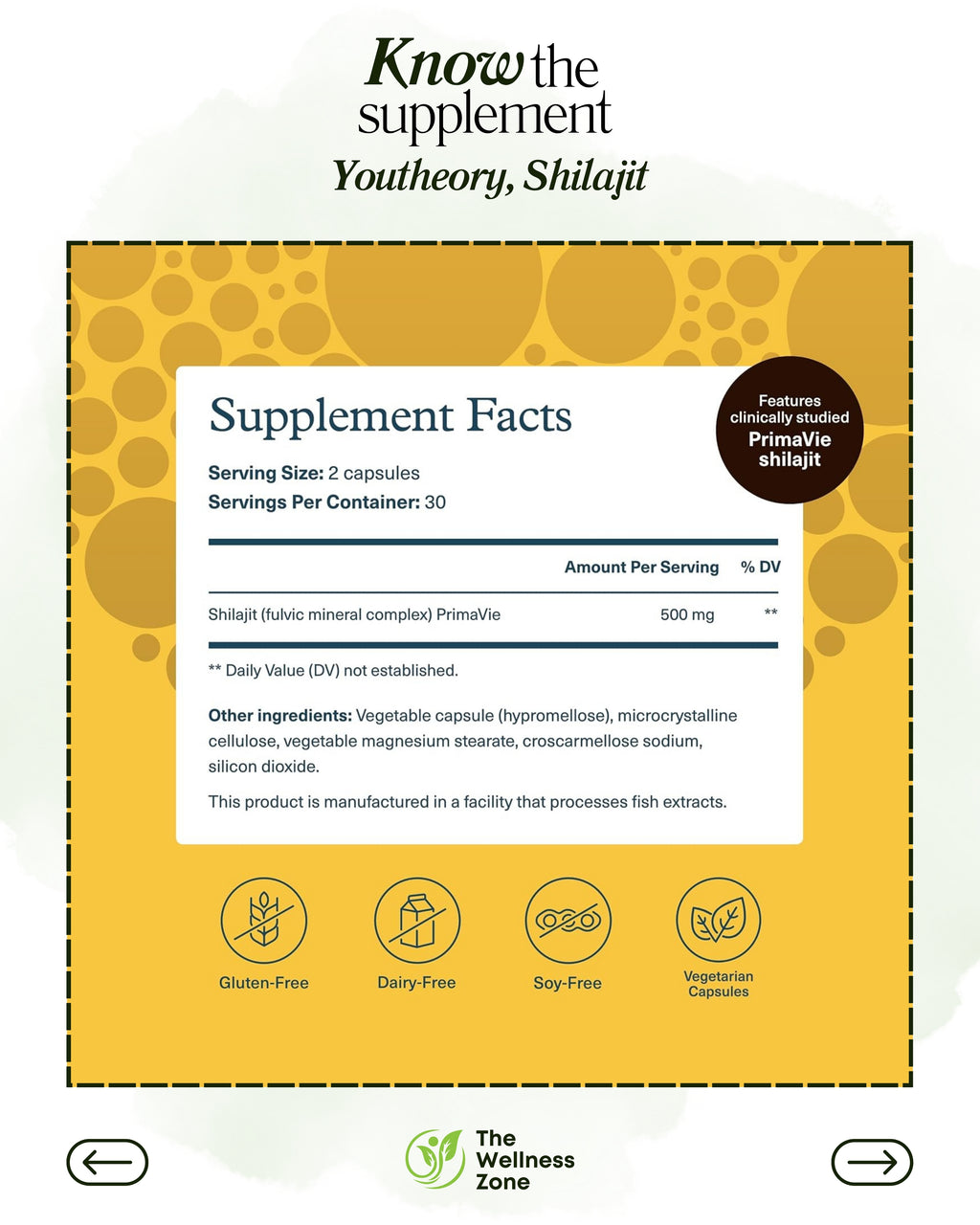 🌿 Youtheory, Shilajit, 60 Vegetarian Capsules