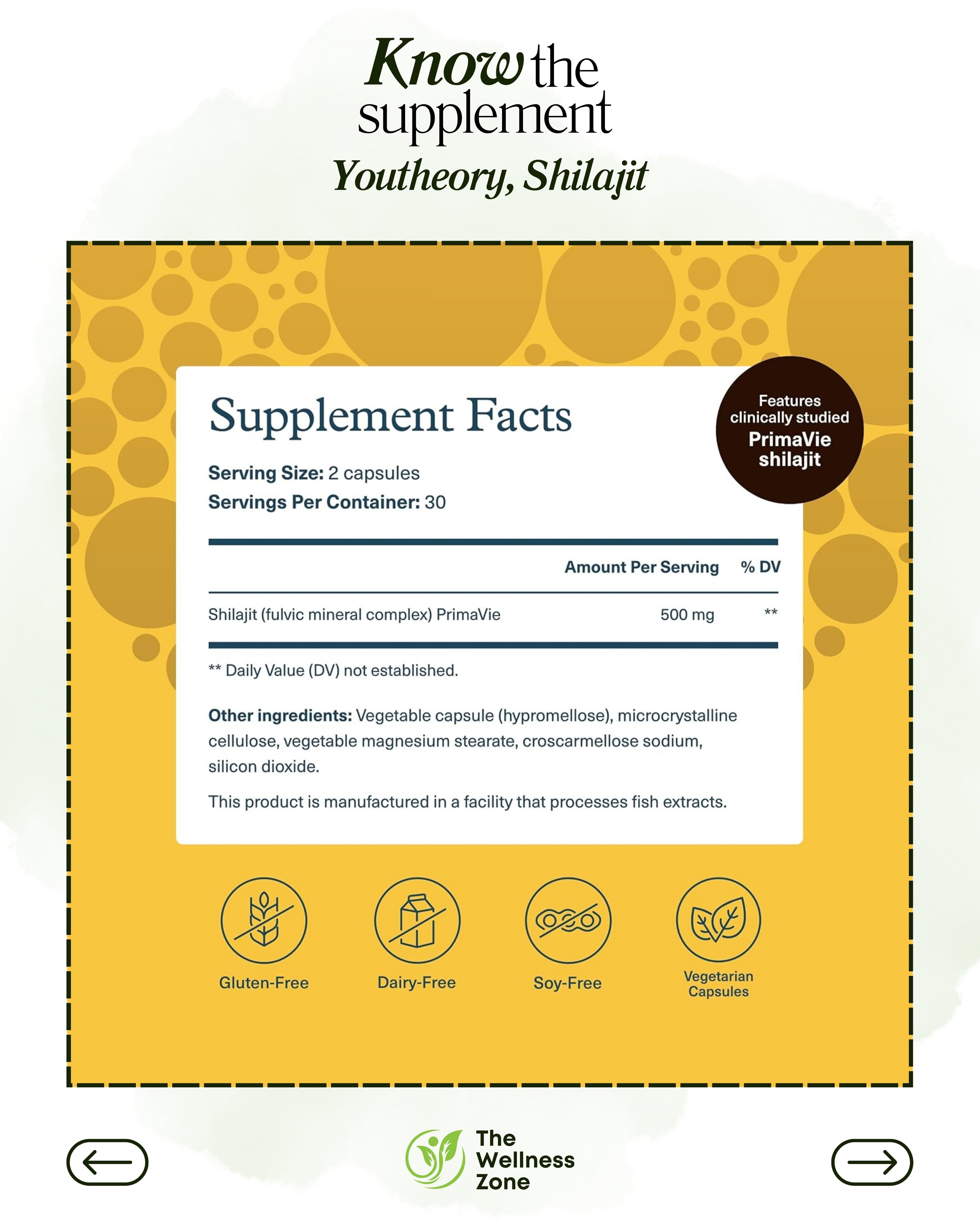 🌿 Youtheory, Shilajit, 60 Vegetarian Capsules